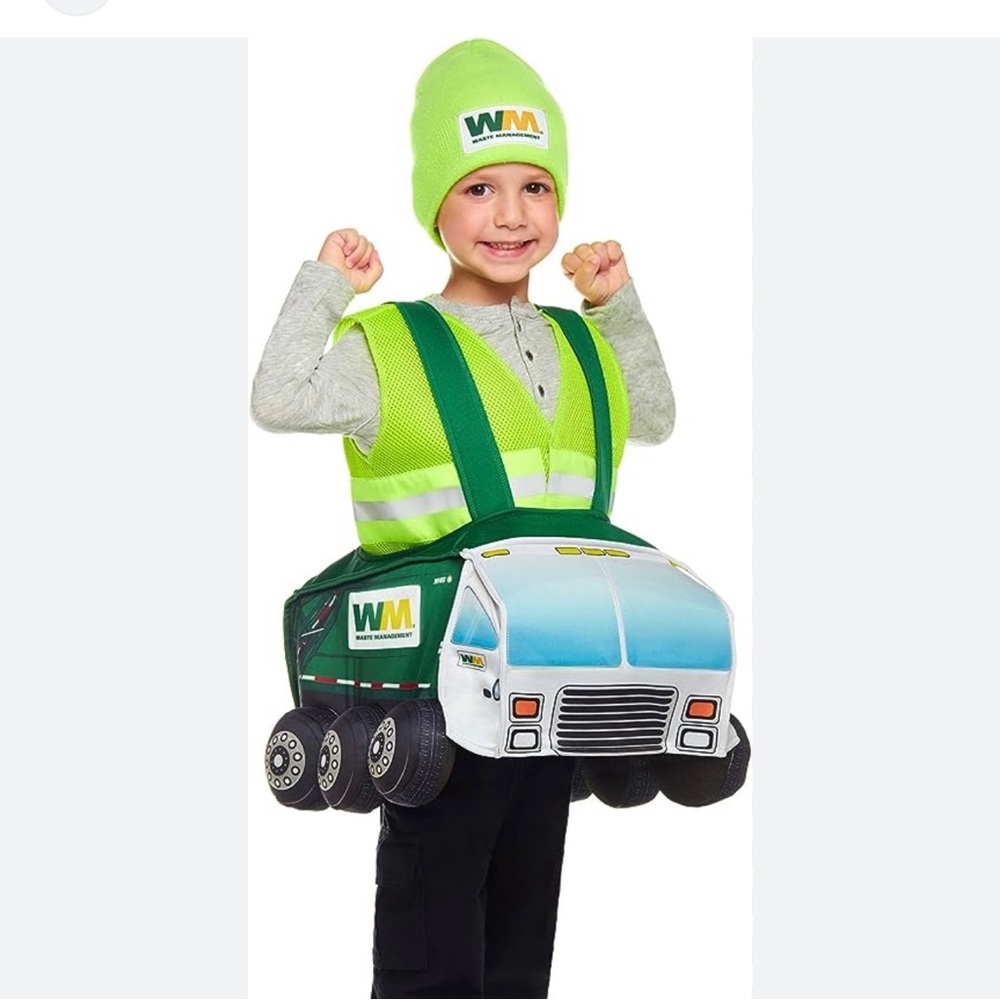 WM Garbage Truck Kids Spirit Halloween Costume